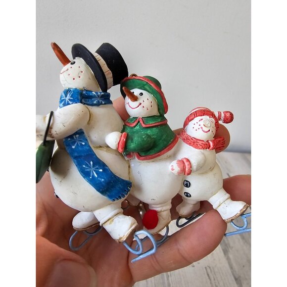 Sandi gore evans snowman ornament Mama loves Mambo joyful noise couple family jo - Picture 9 of 12